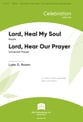 Lord, Heal My Soul, Lord, Hear Our Prayer SATB choral sheet music cover